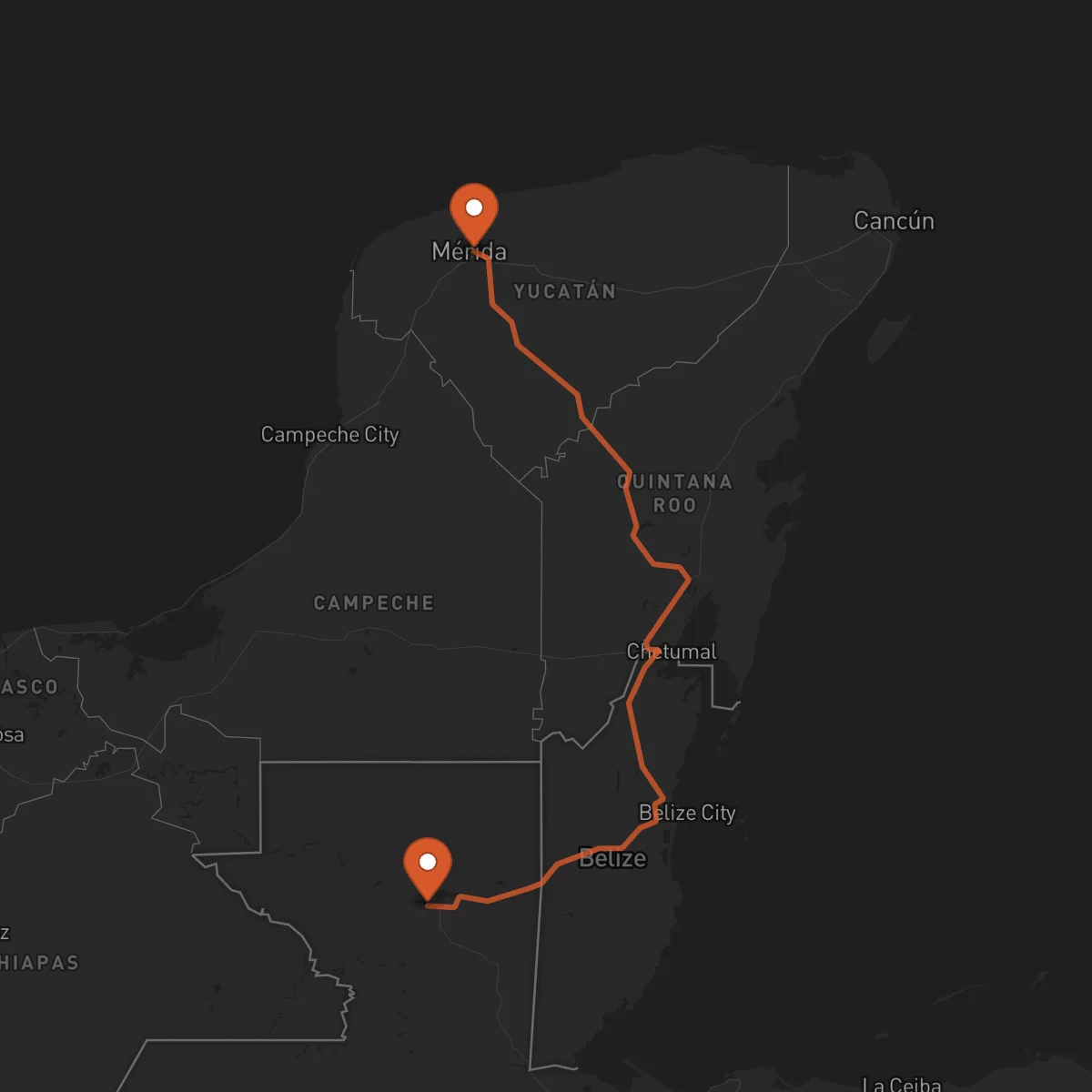 Ruta Flores - Mérida