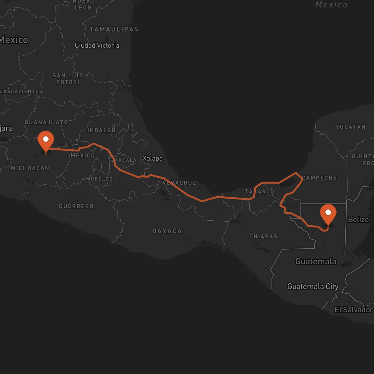 Ruta Flores - Morelia
