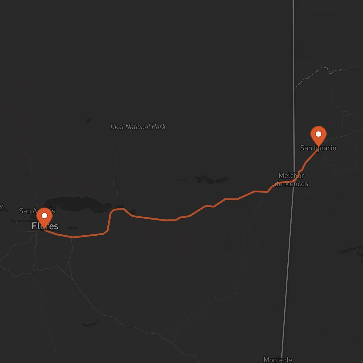 Ruta San Ignacio - Flores