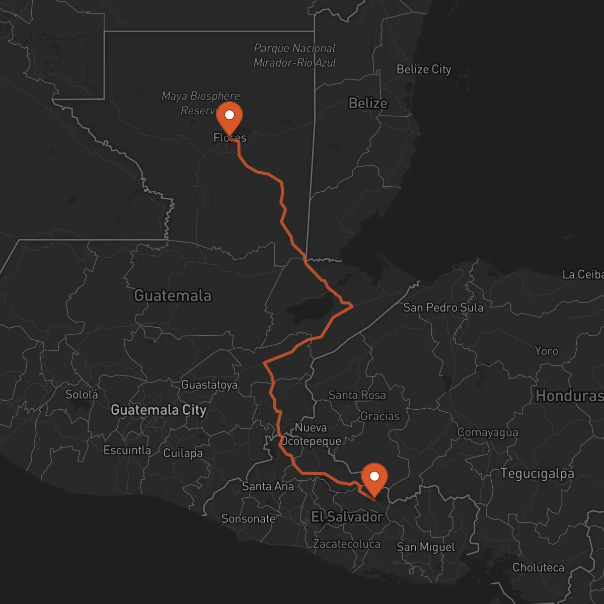 Ruta Flores - Sensuntepeque