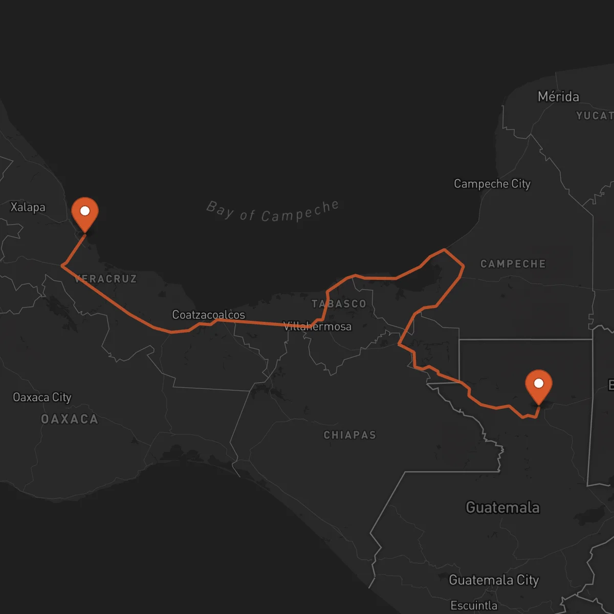 Ruta Veracruz - Flores