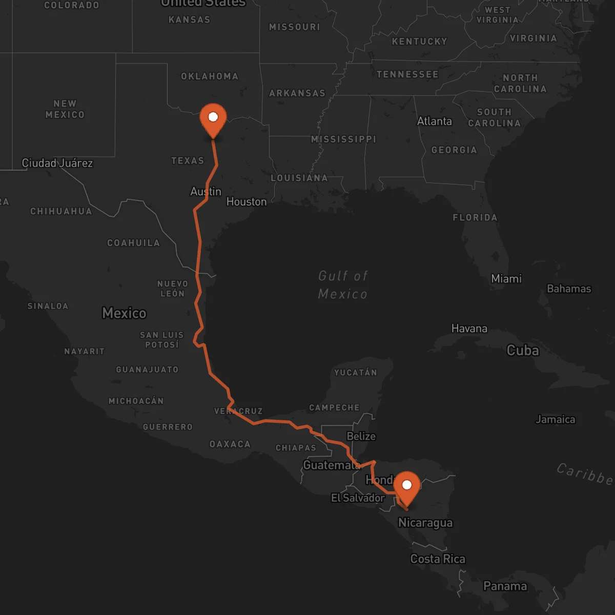 Ruta Jinotega - Fort Worth