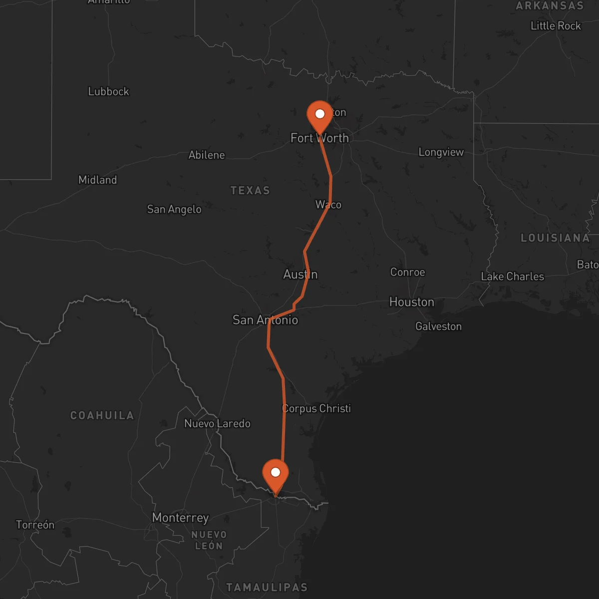Ruta Reynosa - Fort Worth