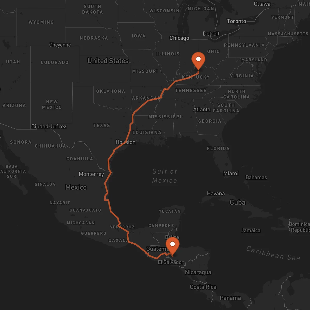 Ruta Gracias - Frankfort