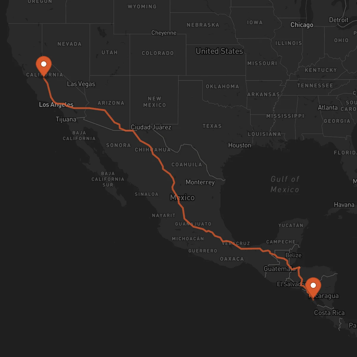 Ruta Jinotepe - Fresno