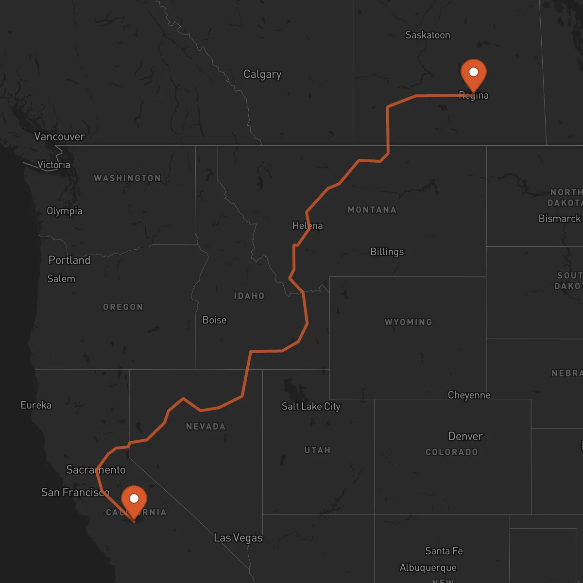 Ruta Regina - Fresno
