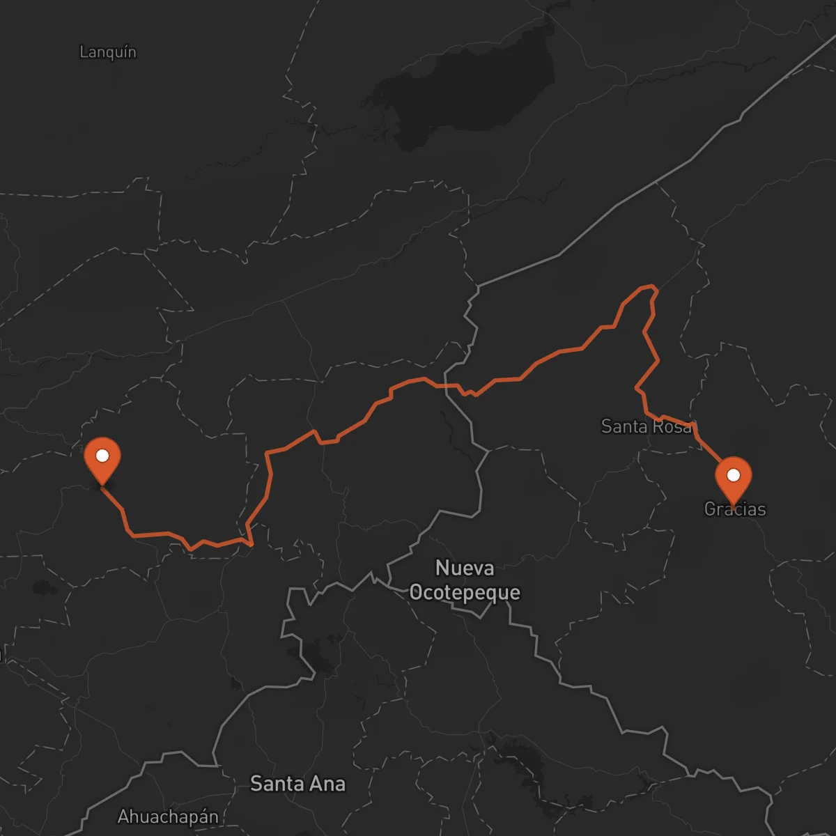 Ruta Gracias - Jalapa