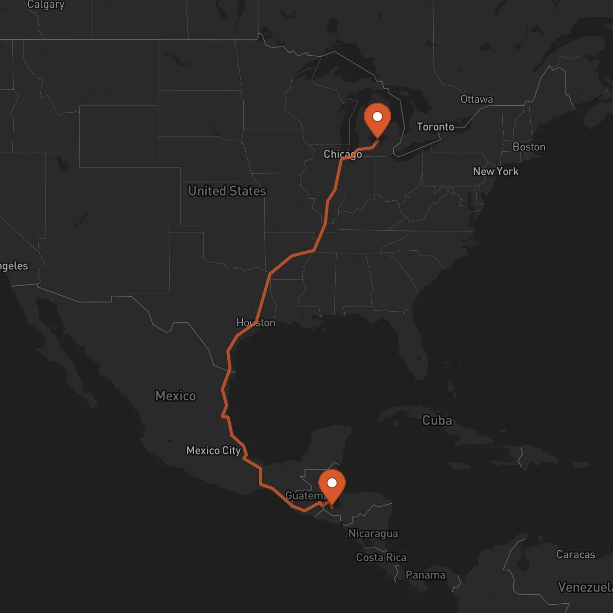 Ruta Gracias - Lansing