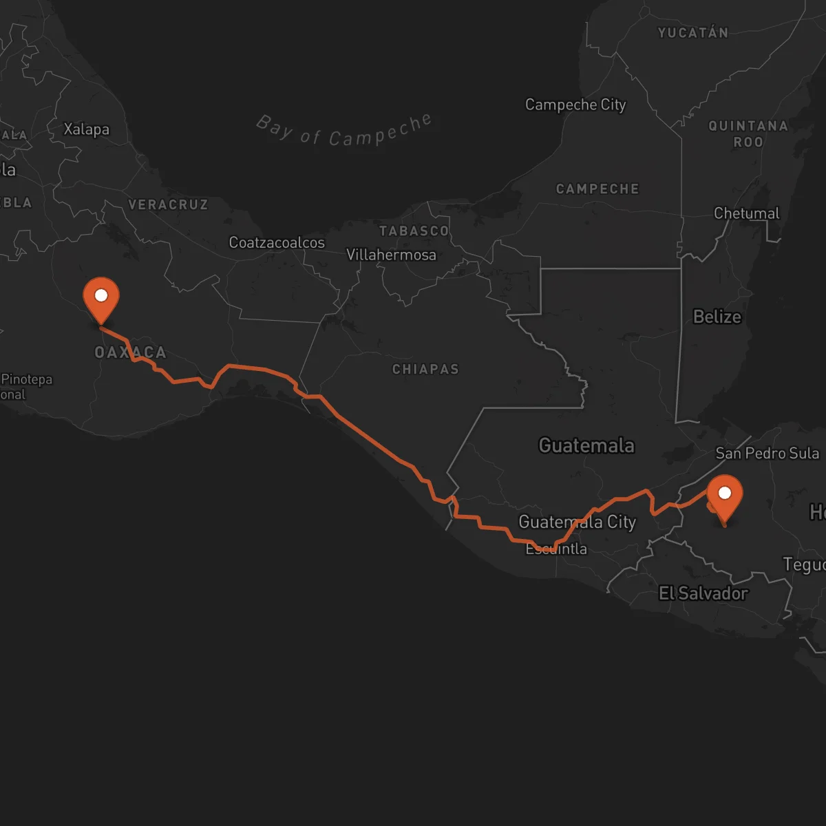 Ruta Gracias - Oaxaca de Juárez