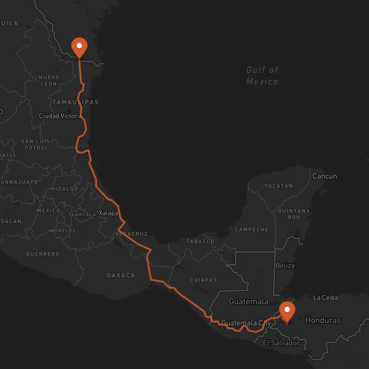 Ruta Reynosa - Gracias