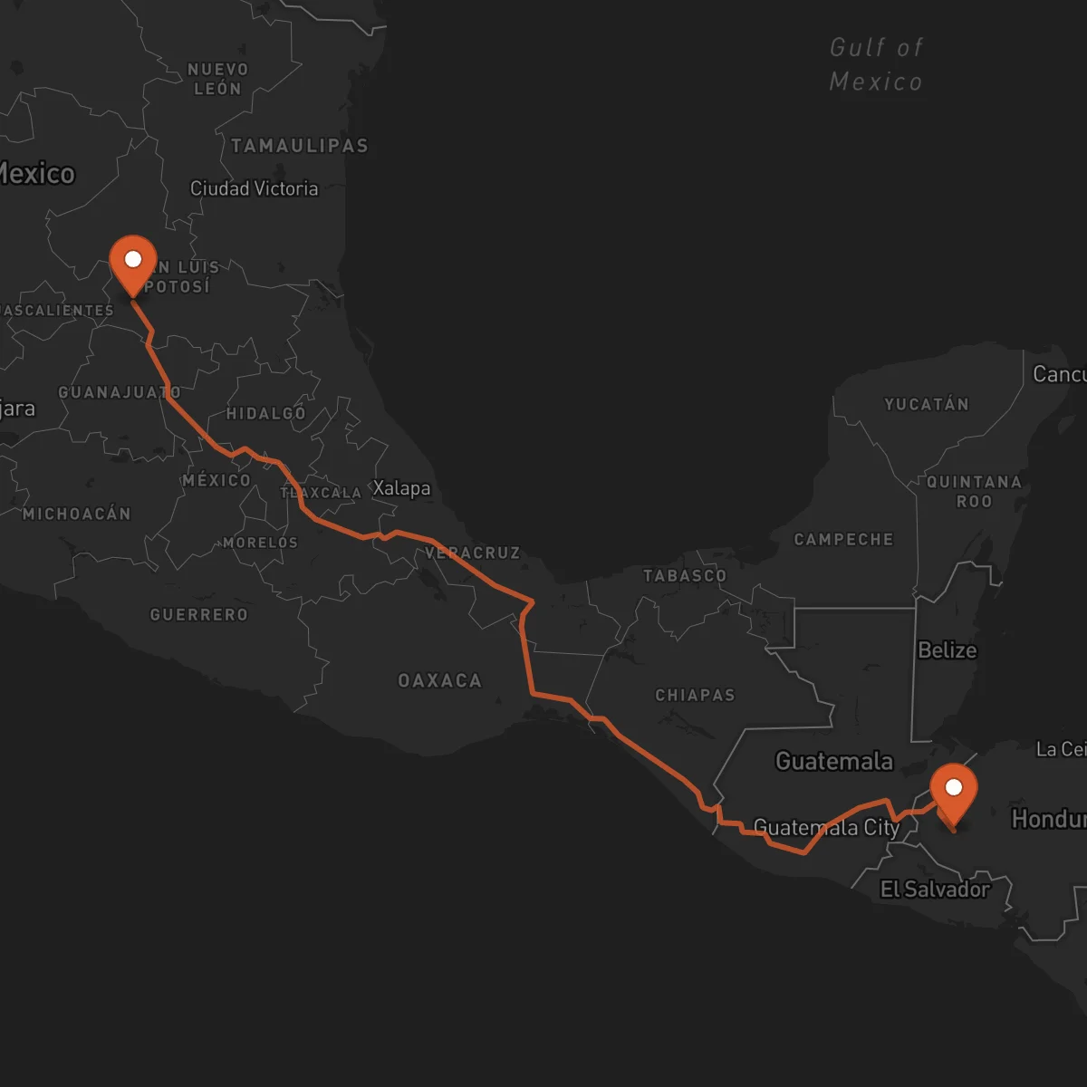 Ruta San Luis Potosí - Gracias