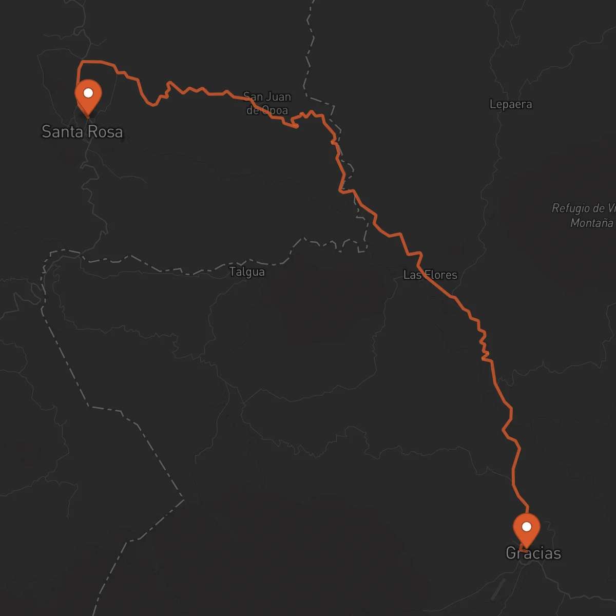 Ruta Santa Rosa de Copán - Gracias