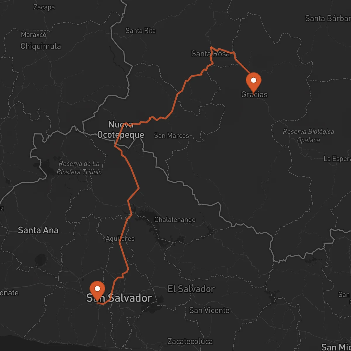 Ruta Gracias - Santa Tecla