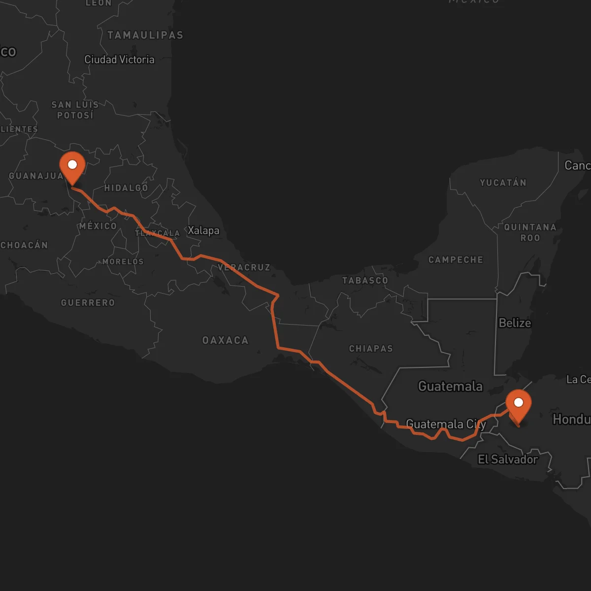 Ruta Santiago de Querétaro - Gracias