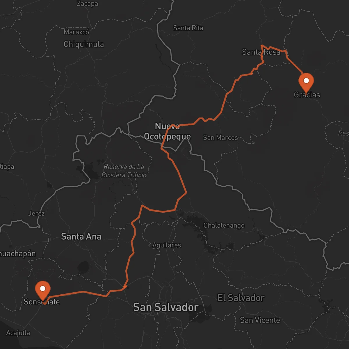 Ruta Sonsonate - Gracias