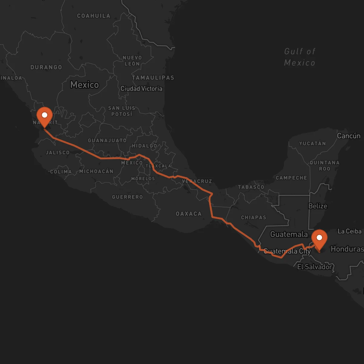 Ruta Tepic - Gracias