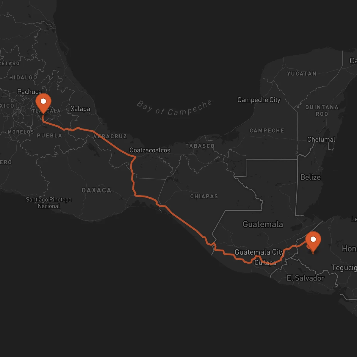 Ruta Gracias - Tlaxcala de Xicohténcatl