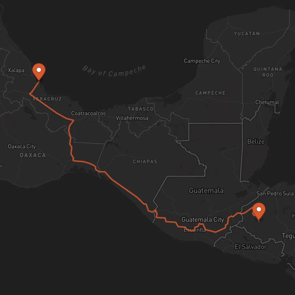 Ruta Gracias - Veracruz