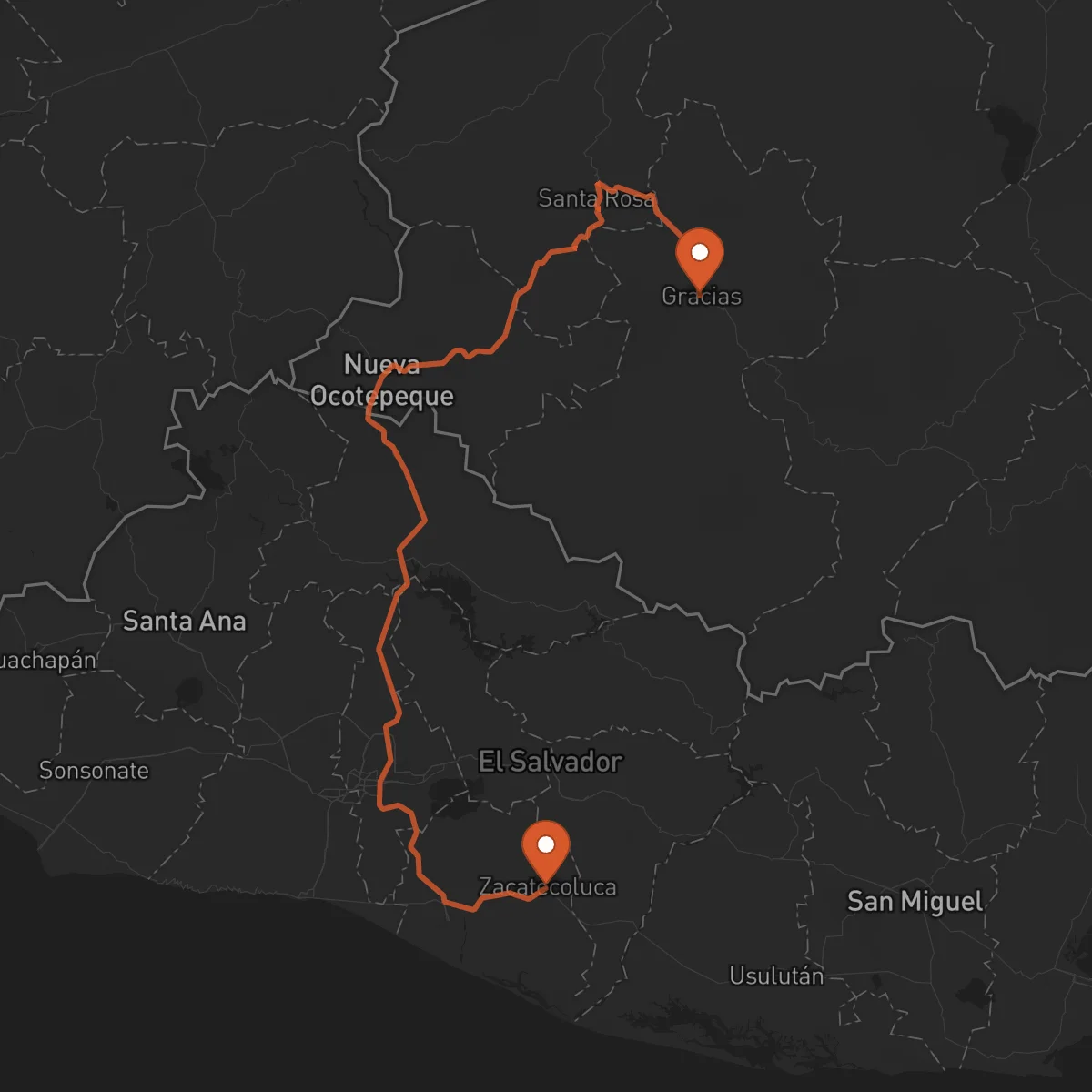 Ruta Gracias - Zacatecoluca