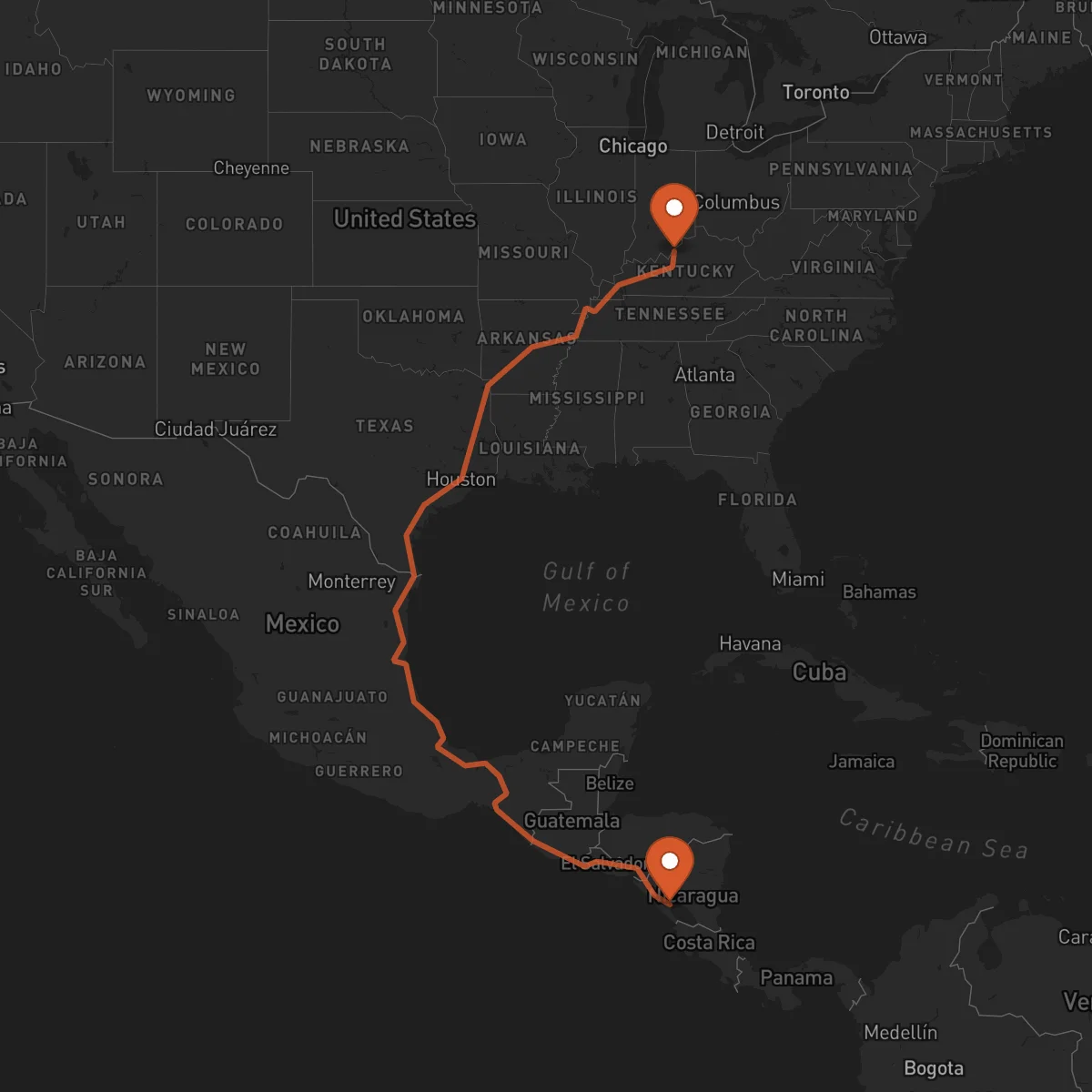 Ruta Granada - Louisville