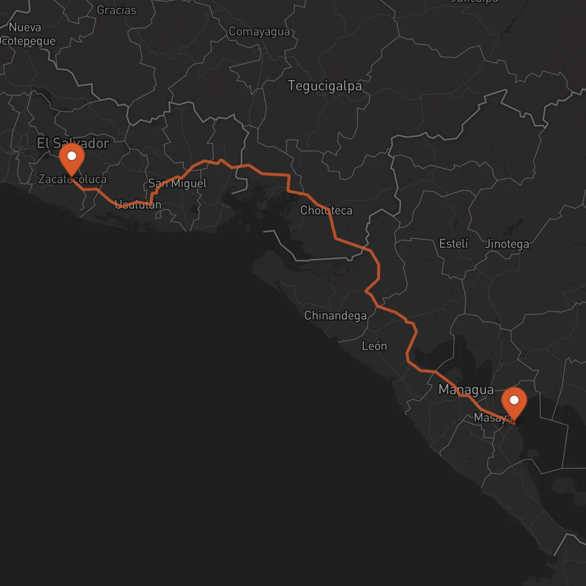 Ruta Granada - Zacatecoluca