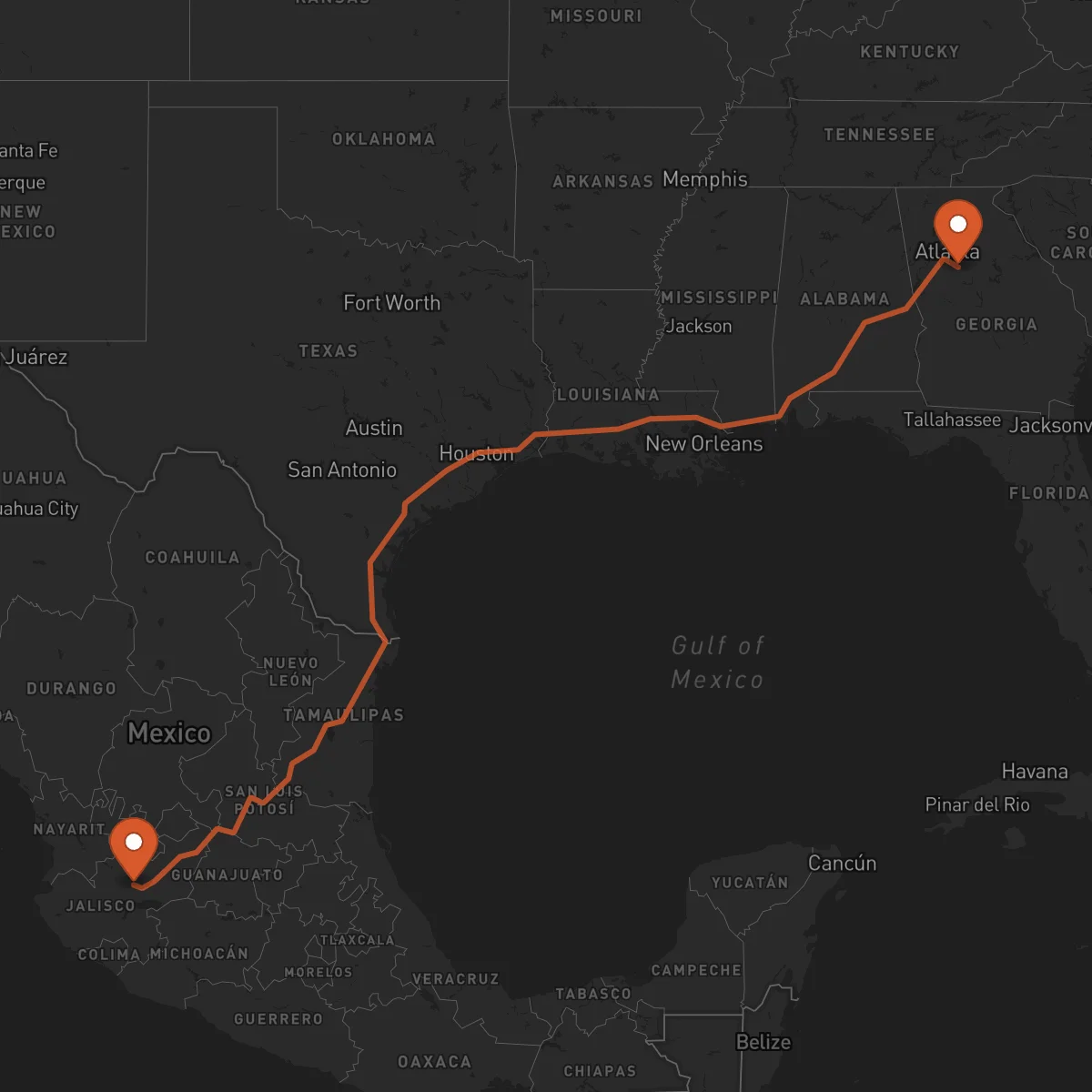 Ruta McDonough - Guadalajara