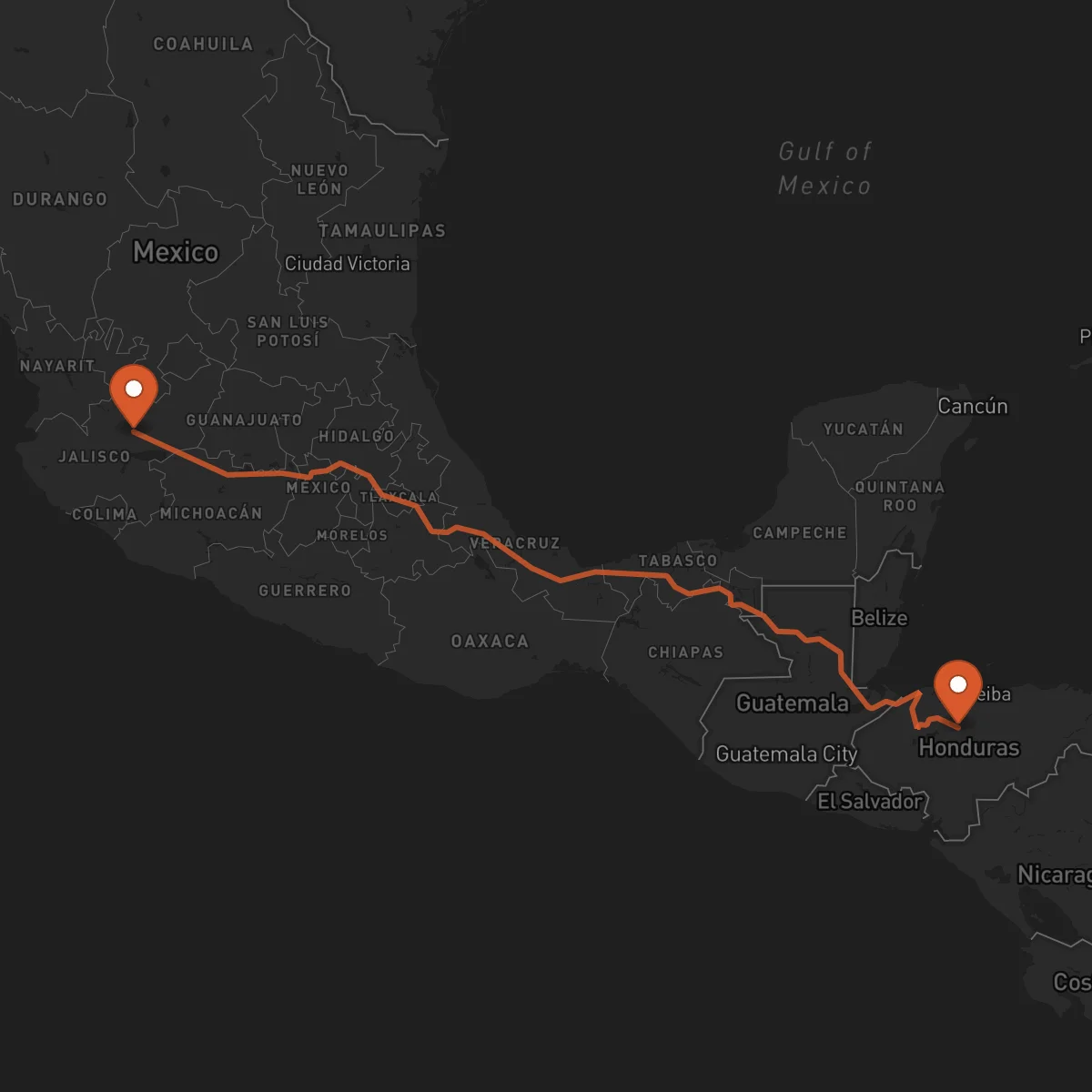 Ruta Guadalajara - Yoro