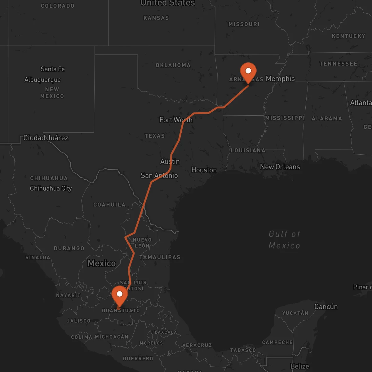 Ruta Guanajuato - Little Rock