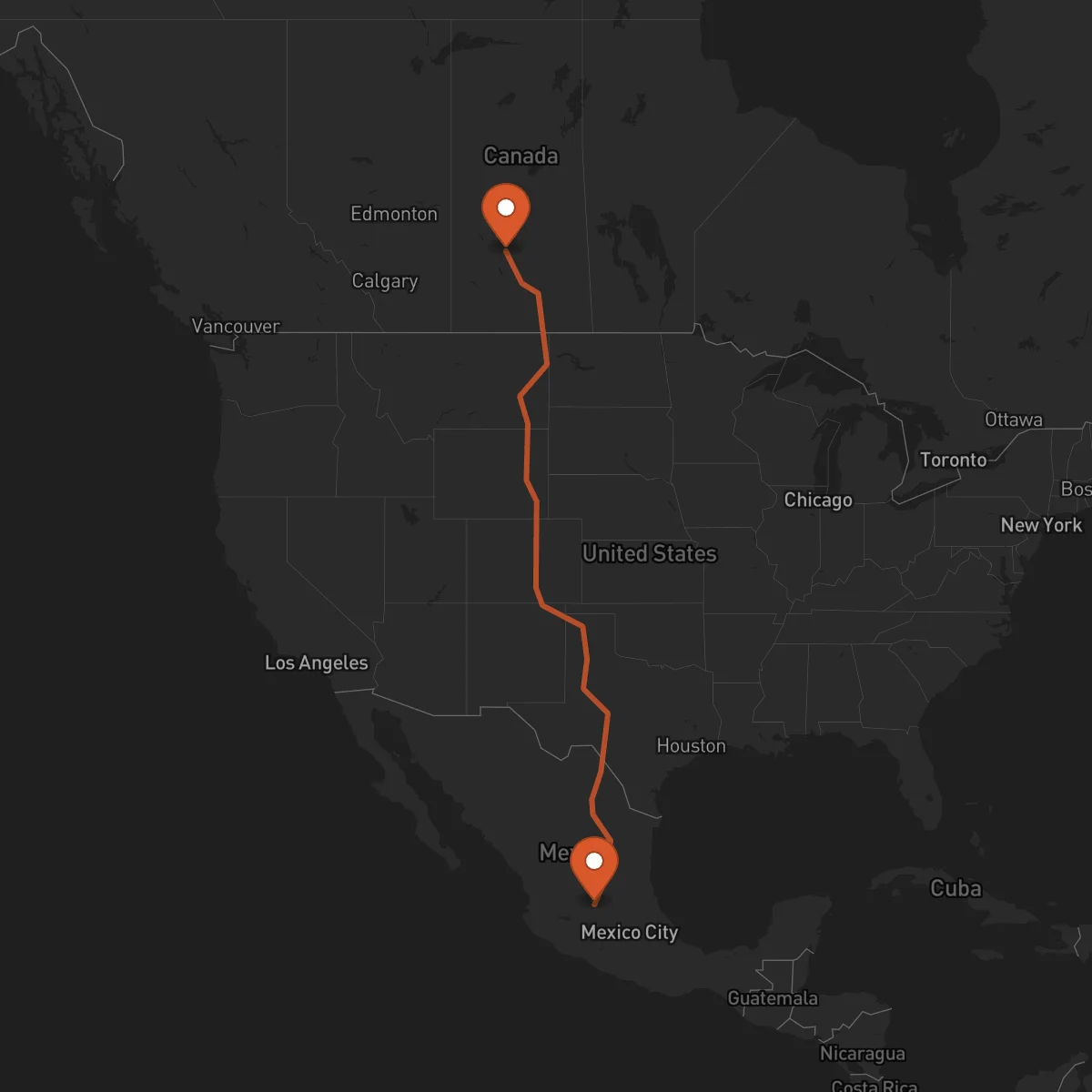 Ruta Guanajuato - Saskatoon