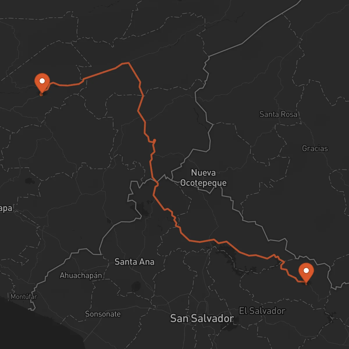 Ruta Guastatoya - Sensuntepeque
