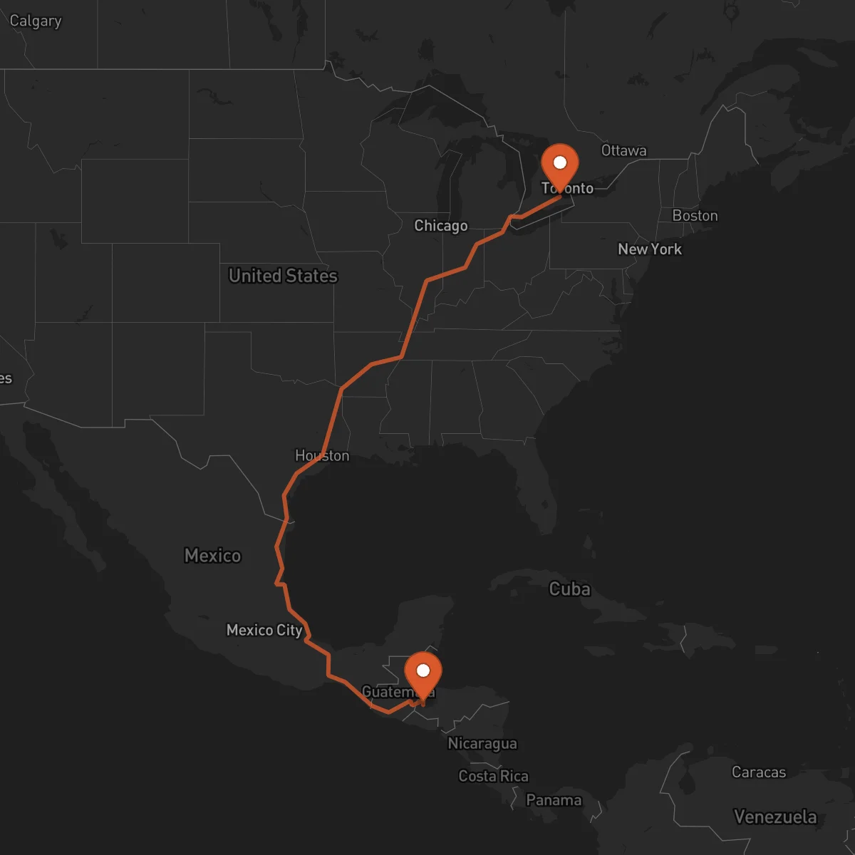 Ruta Hamilton - Santa Rosa de Copán