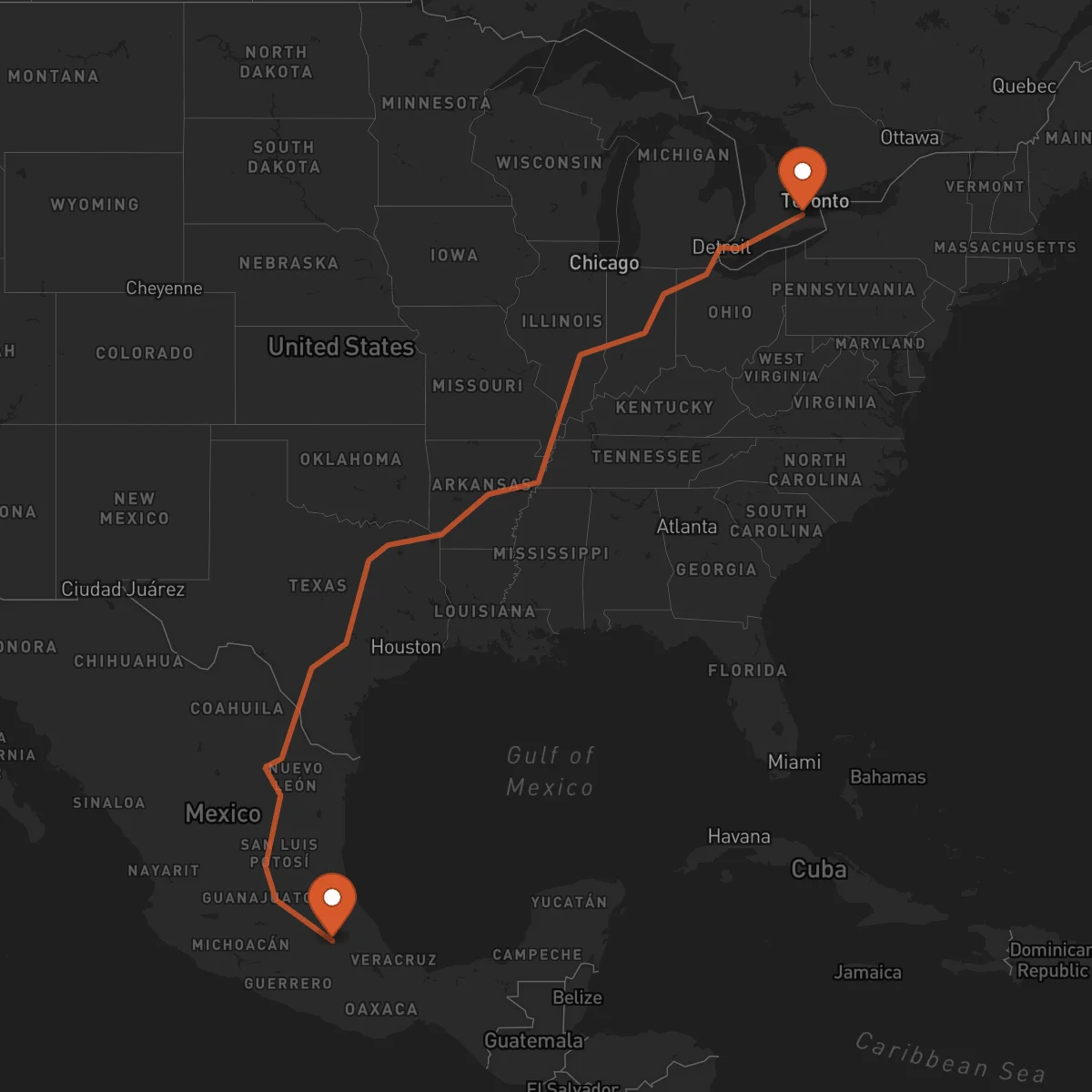 Ruta Tlaxcala de Xicohténcatl - Hamilton