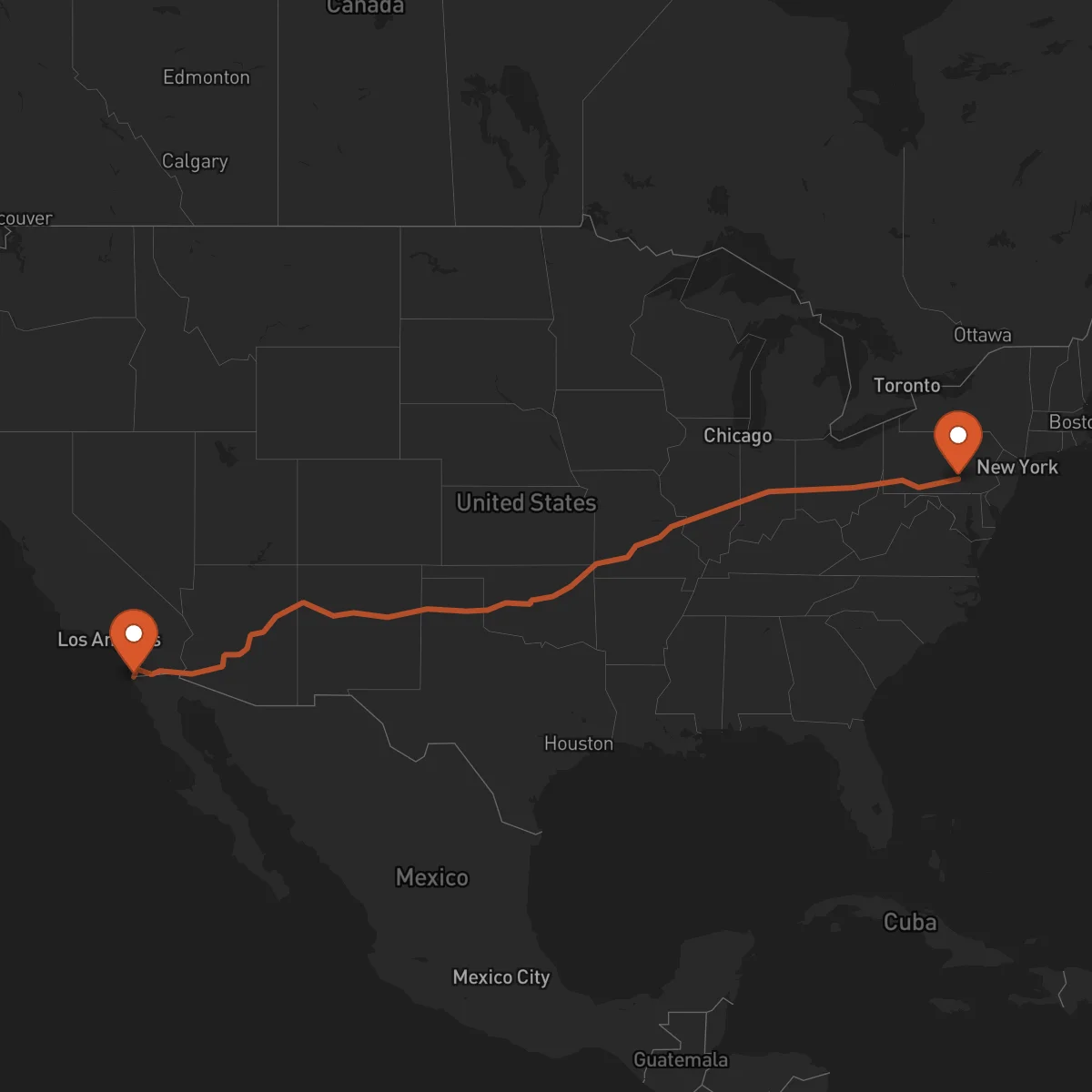 Ruta Tijuana - Harrisburg