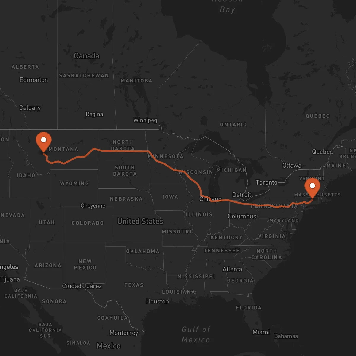 Ruta Hartford - Helena