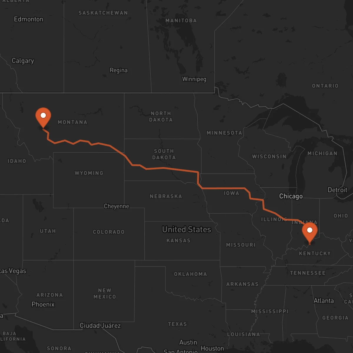 Ruta Helena - Louisville