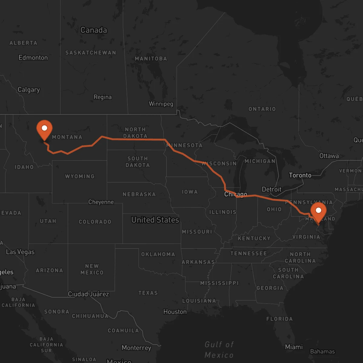 Ruta Helena - Washington D.C.