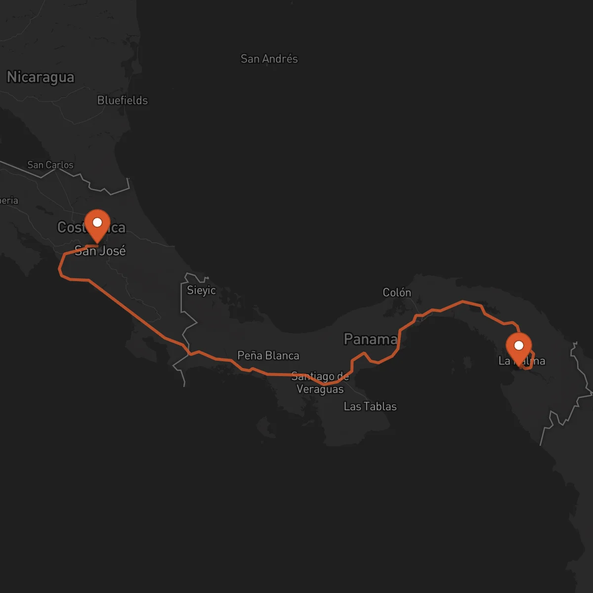 Ruta Heredia - La Palma