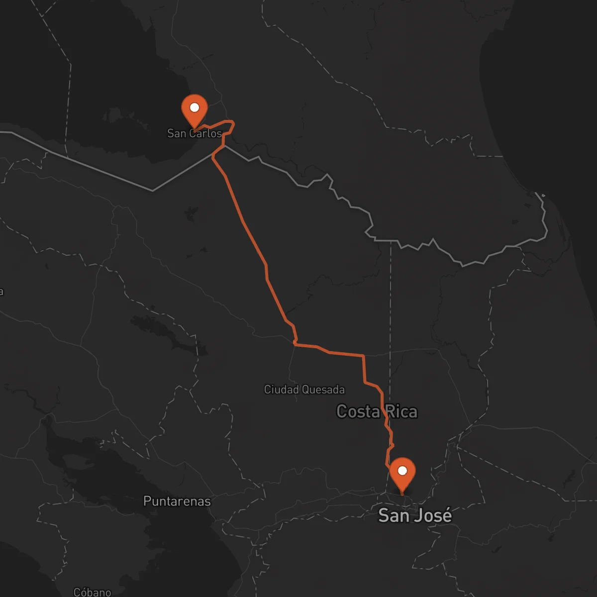 Ruta San Carlos - Heredia