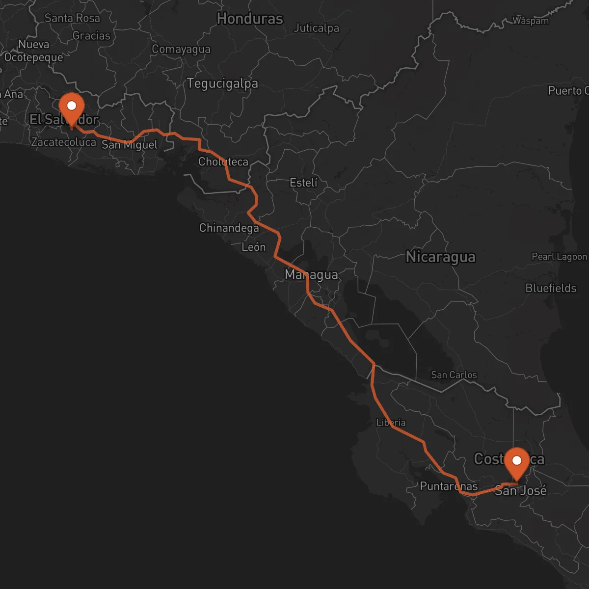 Ruta San Vicente - Heredia