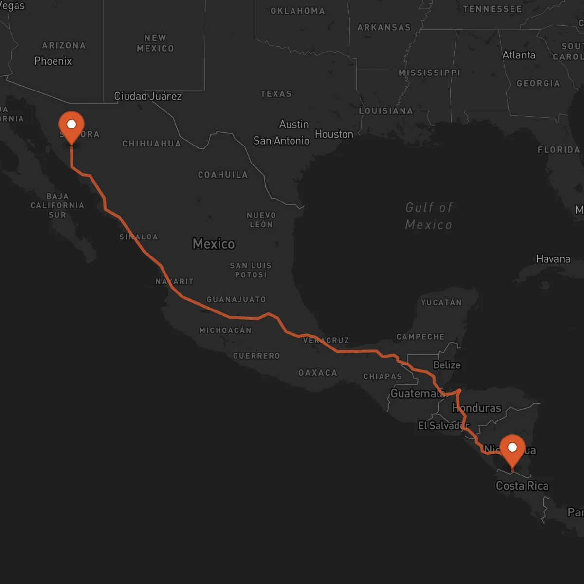 Ruta Hermosillo - San Carlos