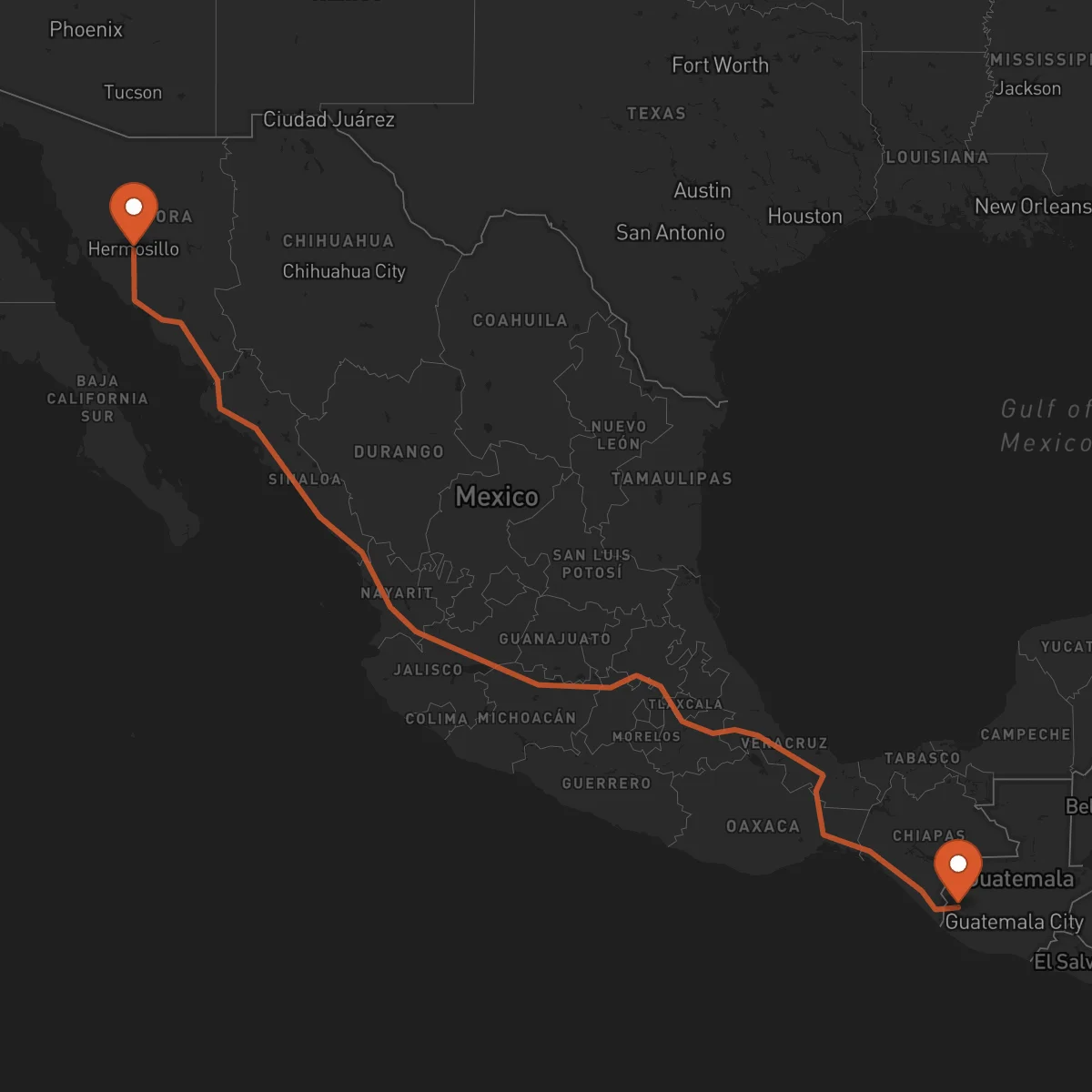 Ruta Hermosillo - San Marcos