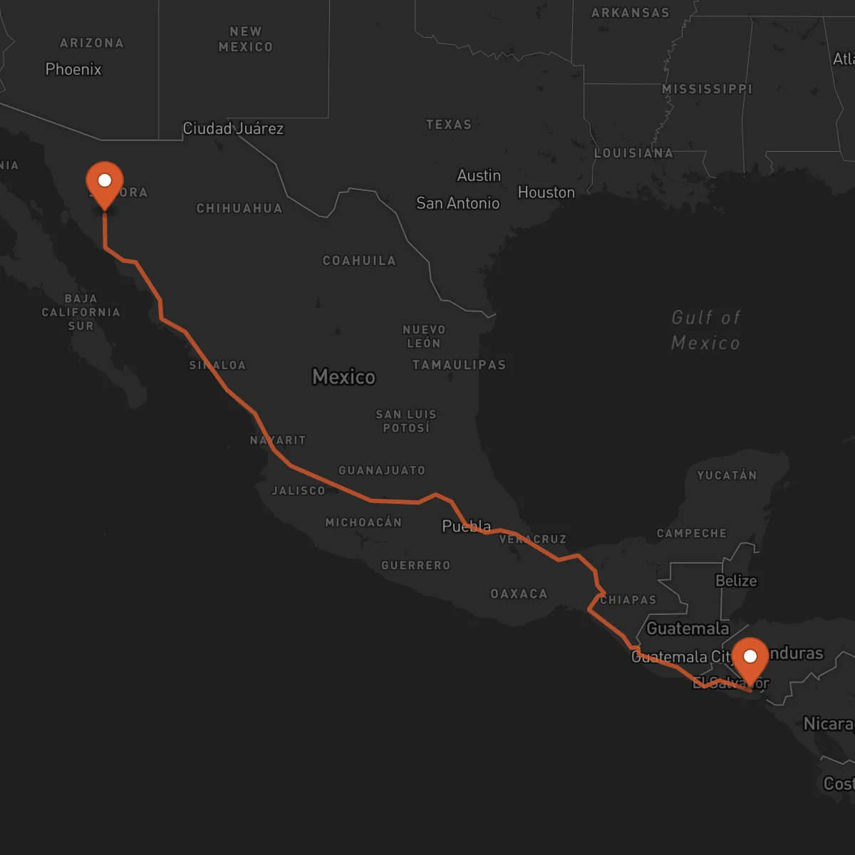 Ruta San Miguel - Hermosillo