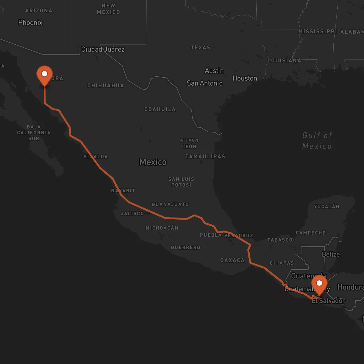 Ruta Santa Ana - Hermosillo