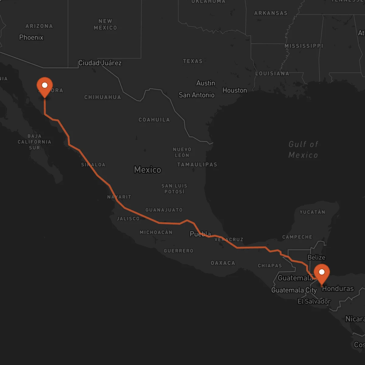 Ruta Santa Bárbara - Hermosillo