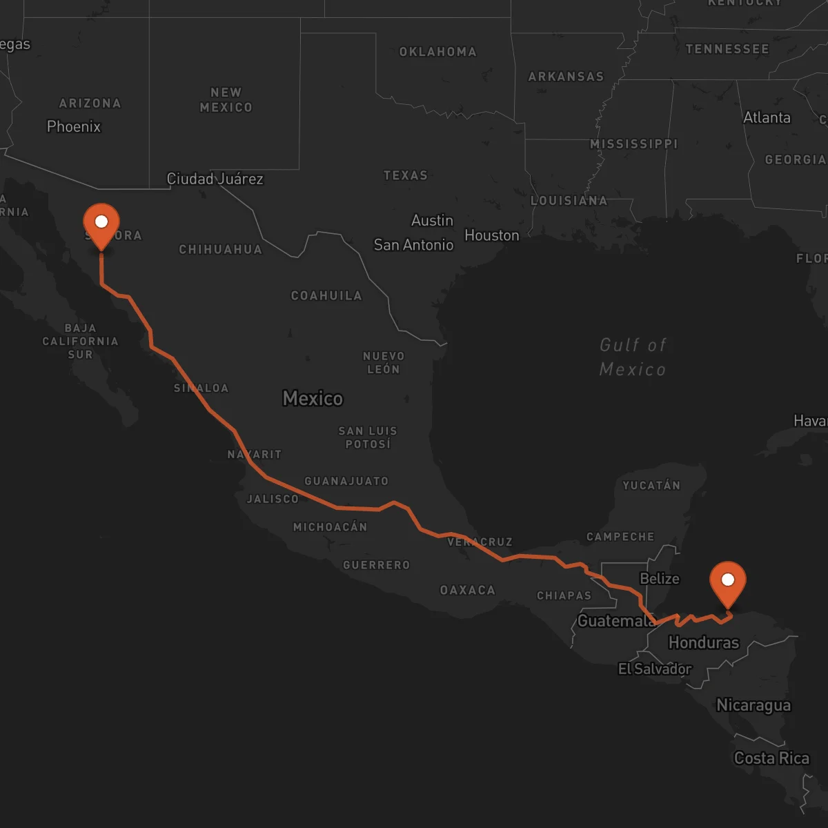 Ruta Trujillo - Hermosillo