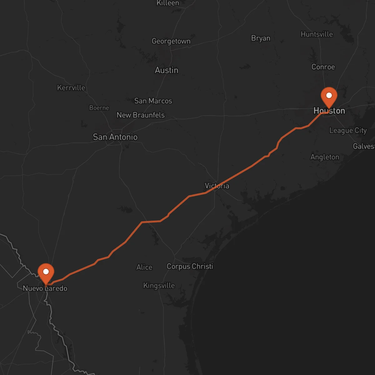 Ruta Houston - Laredo