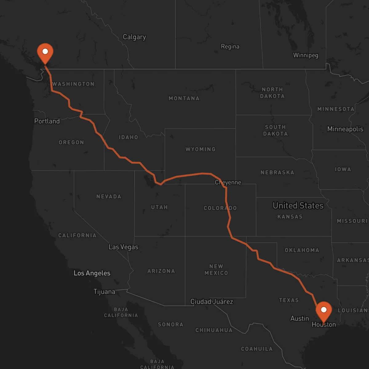 Ruta Houston - Surrey