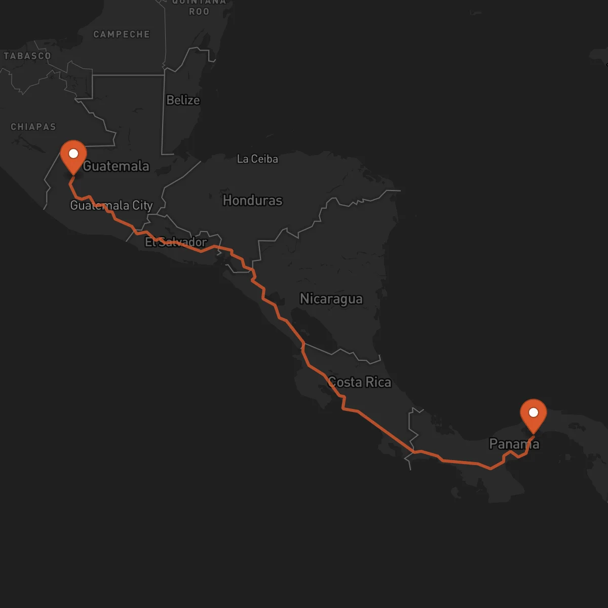 Ruta Huehuetenango - La Chorrera