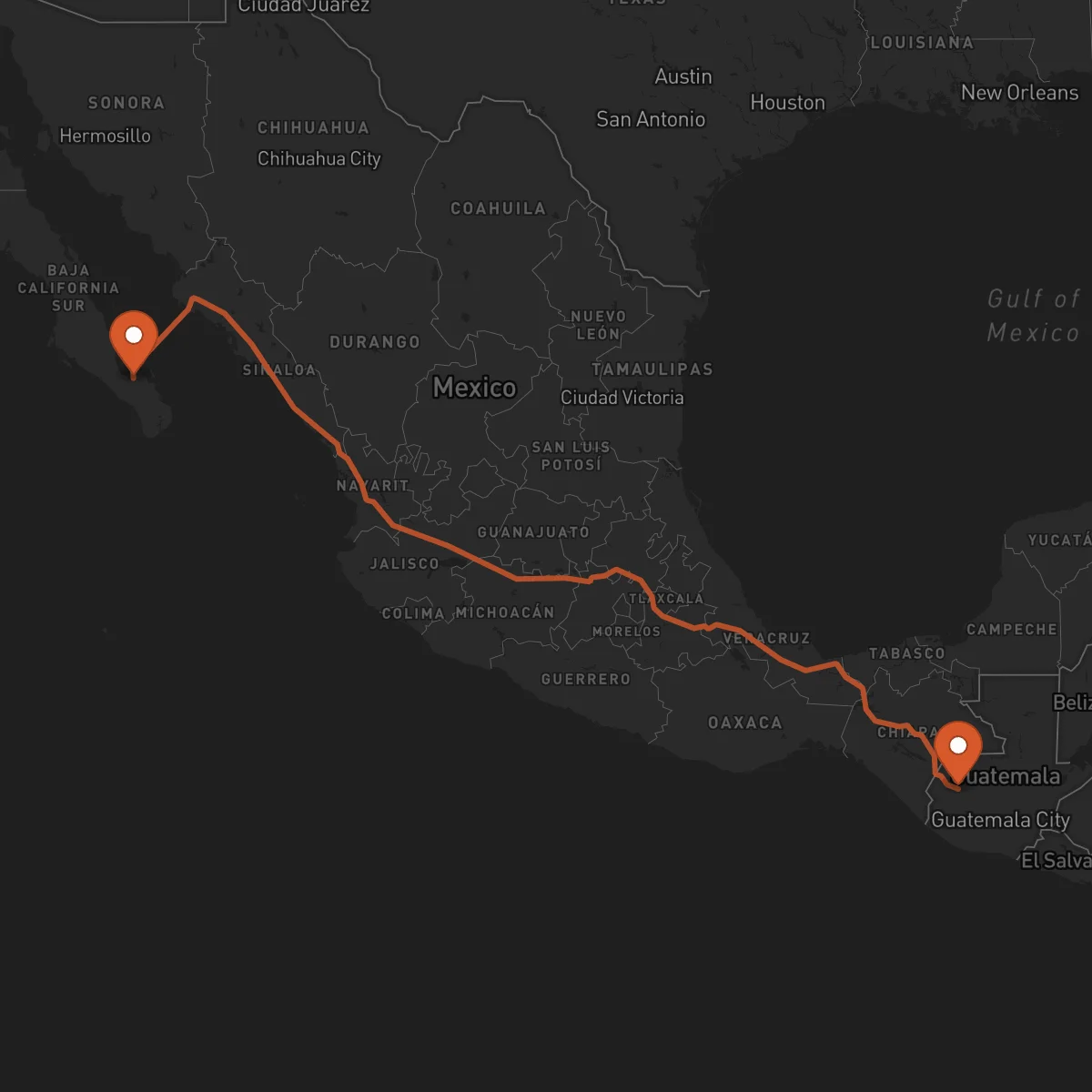 Ruta Huehuetenango - La Paz