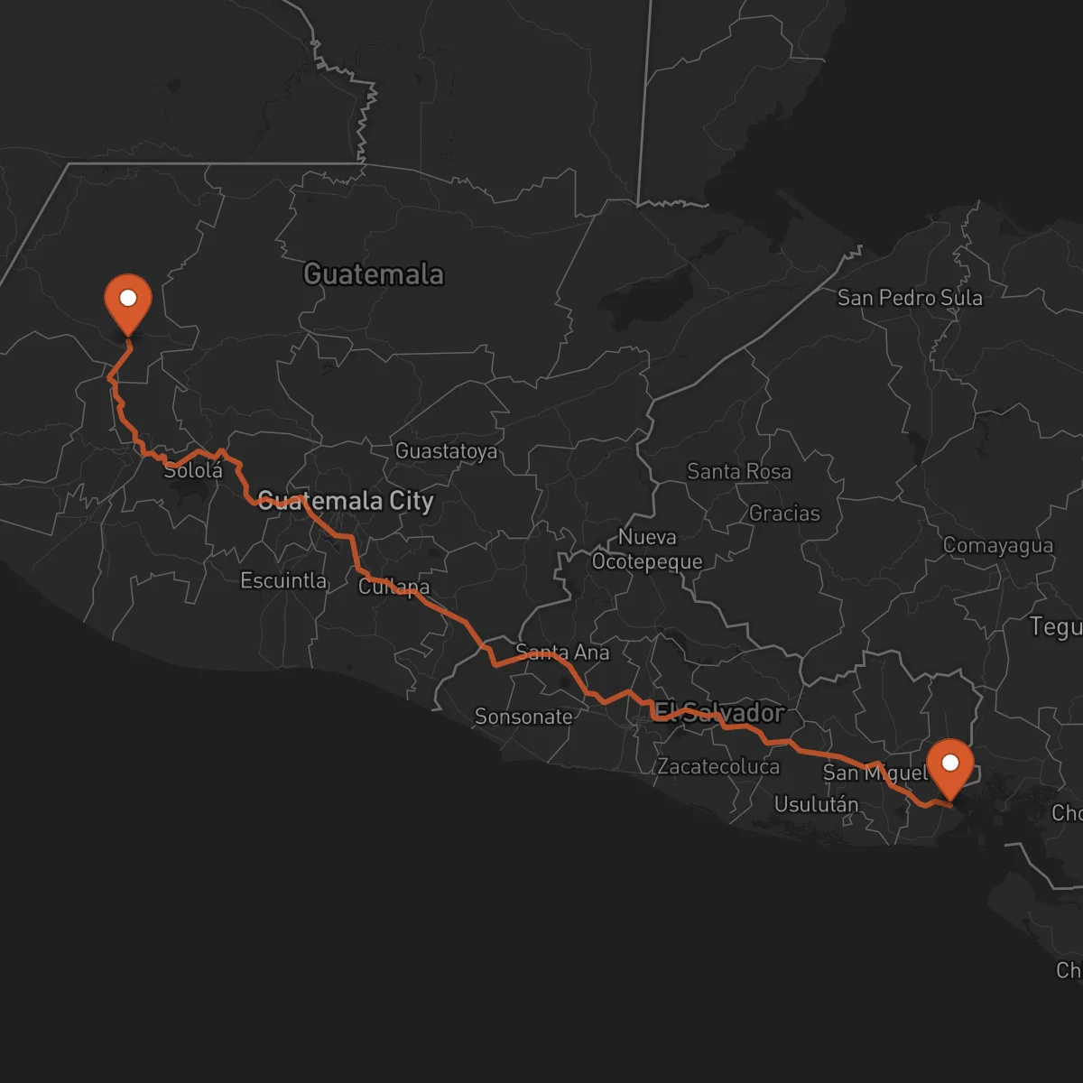 Ruta Huehuetenango - La Unión
